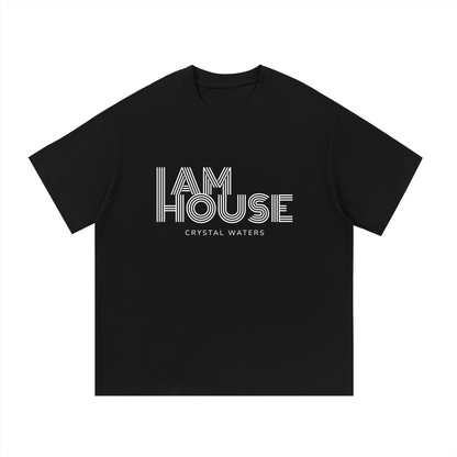 I AM HOUSE Disco Font Unisex Tee