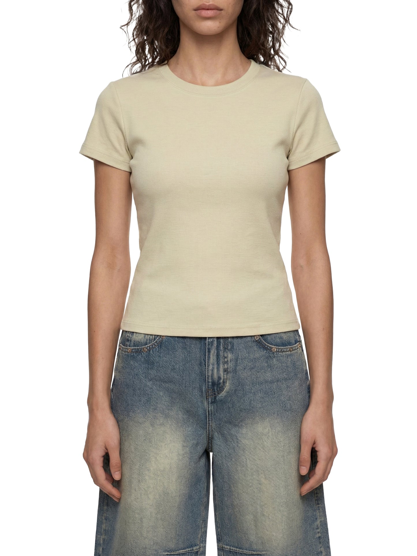 I AM HOUSE White & Purple Women’s Slim Tee