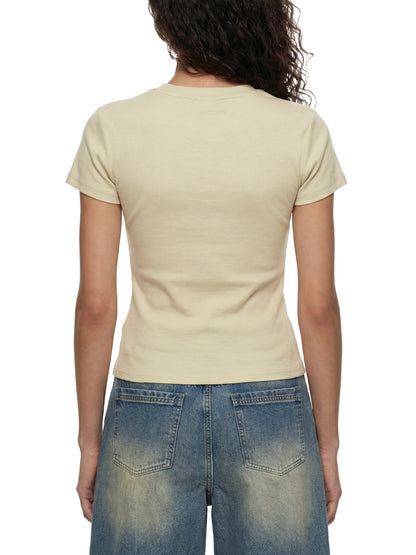 I AM HOUSE White & Purple Women’s Slim Tee
